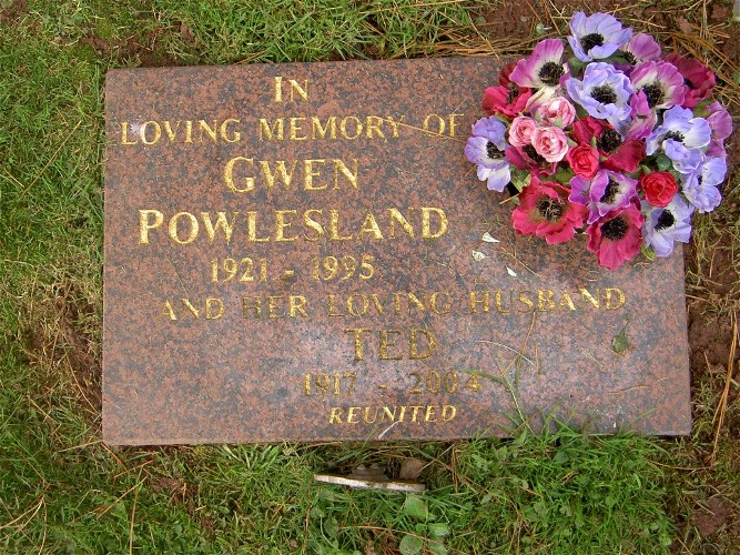 gwen powleslands grave